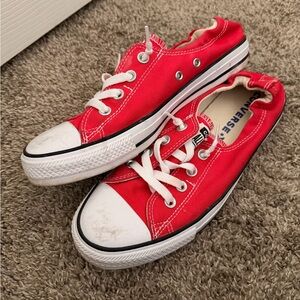 Converse Bright Red Sneakers